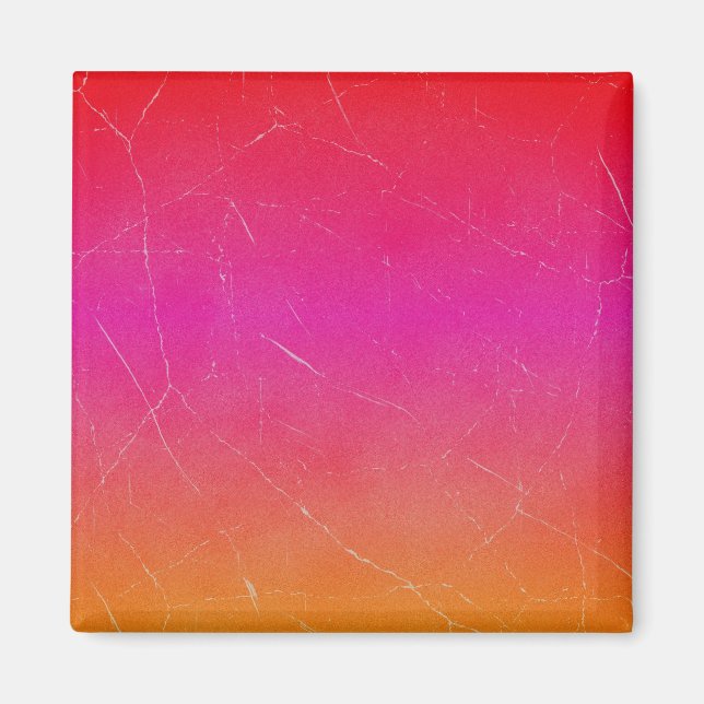 Regnbåggradient Abstrakt Art Magnet (Framsidan)