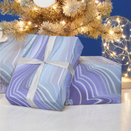 Regnbåggradient och silvringsfenor strata presentpapper