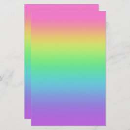 Regnbåggradient Papper