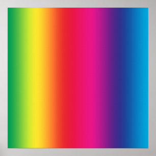 Regnbåggradient Poster
