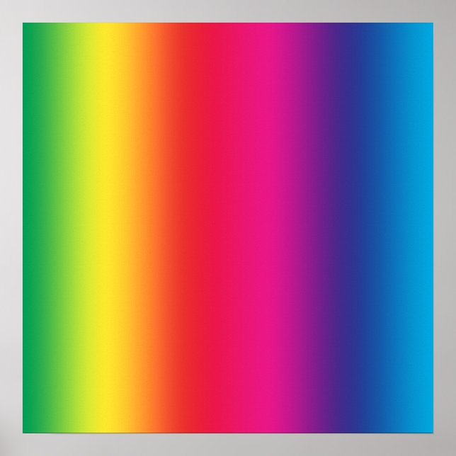 Regnbåggradient Poster (Framsidan)