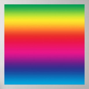 Regnbåggradient Poster