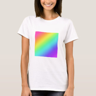 Regnbåggradient Pride Kvinans t-Shirt