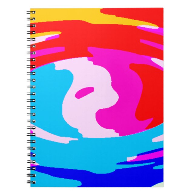 Regnbågmagi Anteckningsbok Med Spiral (Framsidan)