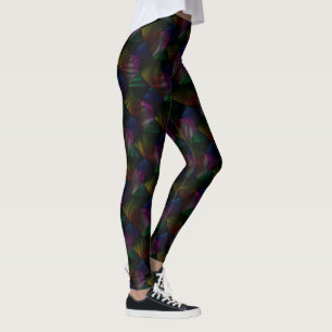 Regnbågprism på svart leggings