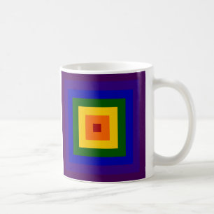 Regnbågruta Kaffemugg