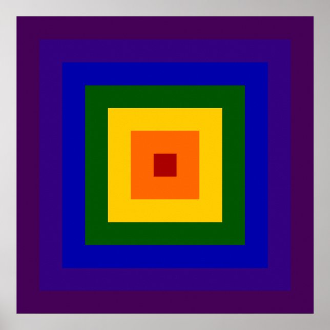 Regnbågruta Poster (Framsidan)