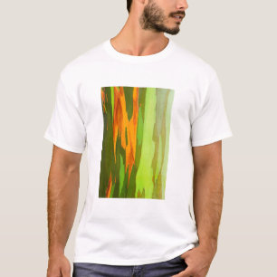 Regnbågs eukalyptus bark, Hawaii T-shirt