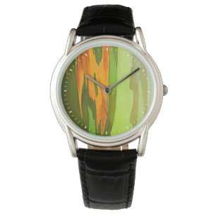 Regnbågs eukalyptusbark, Hawaii Armbandsur
