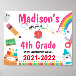Regnbågs första skoldag poster