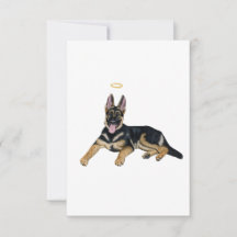 Regnbågs Hund Sympathy Card