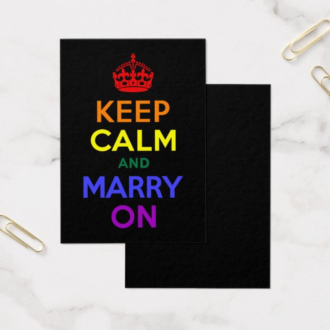 Regnbågs Lugn av Behålla och fyr på Visitkort (Kontor)