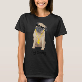 Regnbågs Pug T Shirt