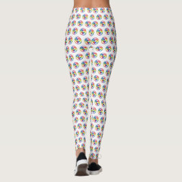 Regnbågs Själ Krets Leggings