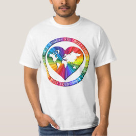 Regnbågs Själ Krets T Shirt