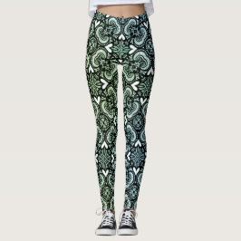 Regnbågs Spets & Hjärtan Leggings