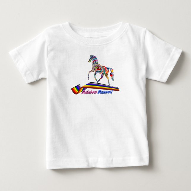Regnbågs Springer T Shirt (Framsida)