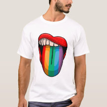 Regnbågs Tunga Pride Månad LGBTQ Modig Pride Desig