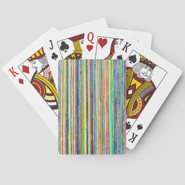 Regnbågs uppspelningskort casinokort (Baksidan)