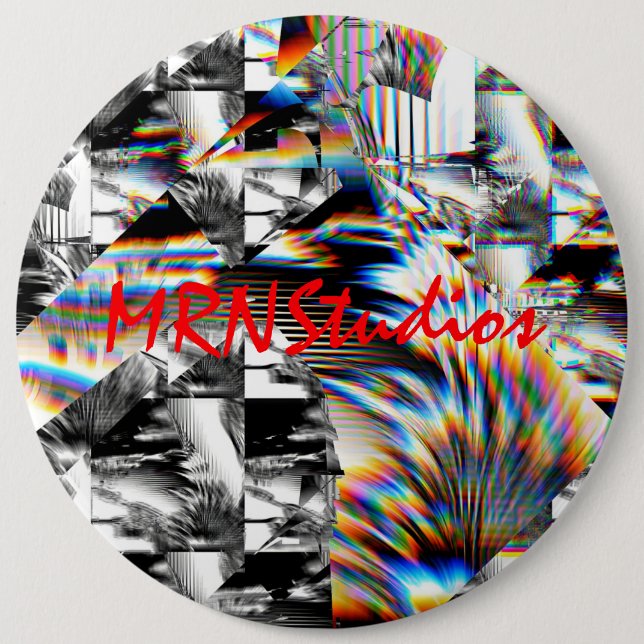 Regnbågs-vuxenknapp Knapp (Framsida)