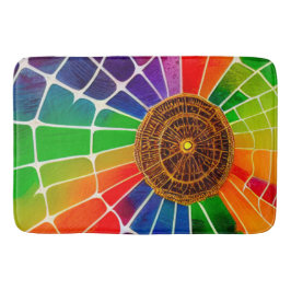 Regnbågs Webben Badrumsmatta