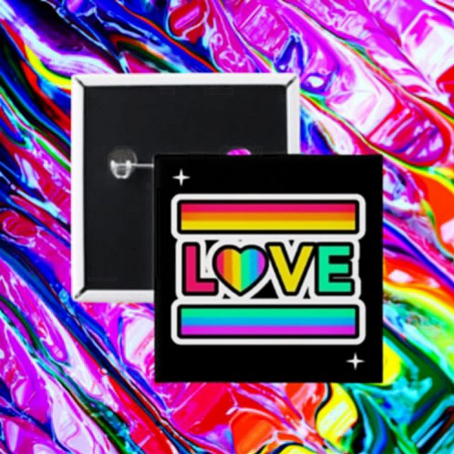 Regnbågsälskningsknapp Knapp (Skapare uppladdad)