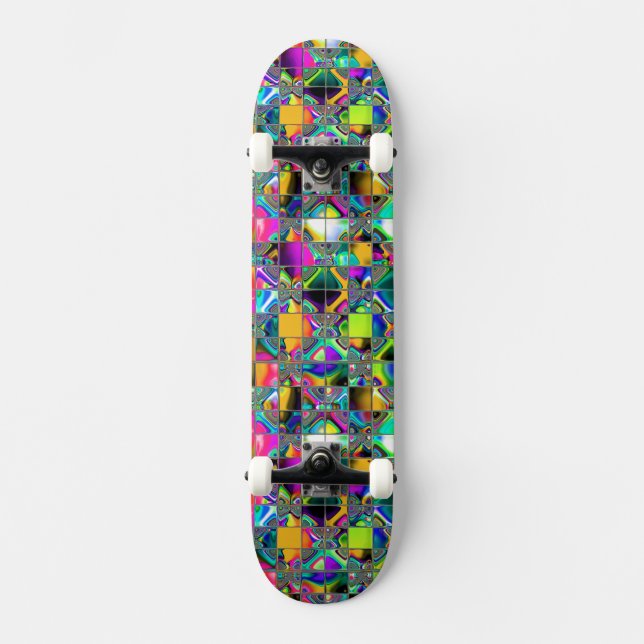 Regnbågsartikel 90 old school skateboard bräda 21,6 cm (Framsida)