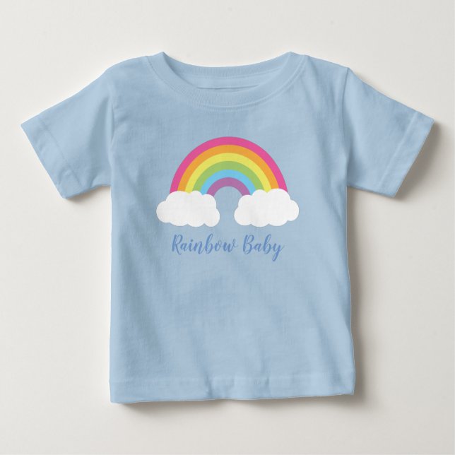 Regnbågsbaby Söt T Shirt (Framsida)