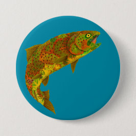 Regnbågsbåge i aspen Löv 6 Knapp