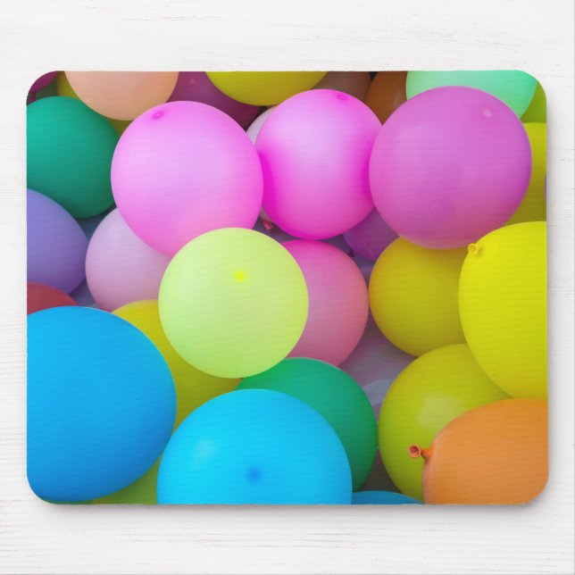 Regnbågsballonger Musmatta (Framsidan)