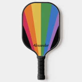 Regnbågsbast av Personlig Pickleball Paddle