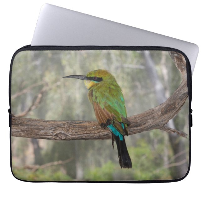 Regnbågsbiätare, Australien Laptop Sleeve (Framsidan)