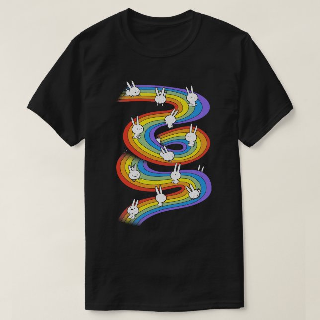 Regnbågsbild T Shirt (Design framsida)
