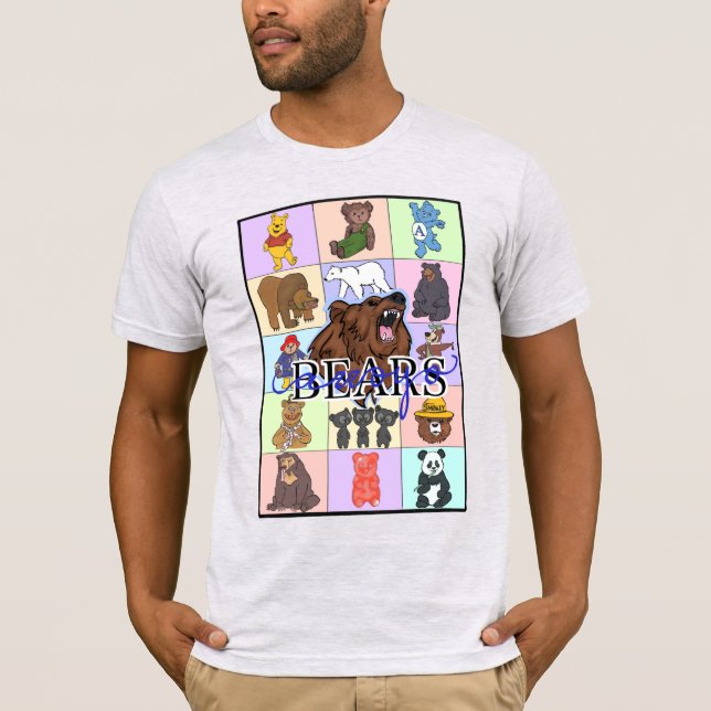 Regnbågsbjörnar T Shirt (Framsida)
