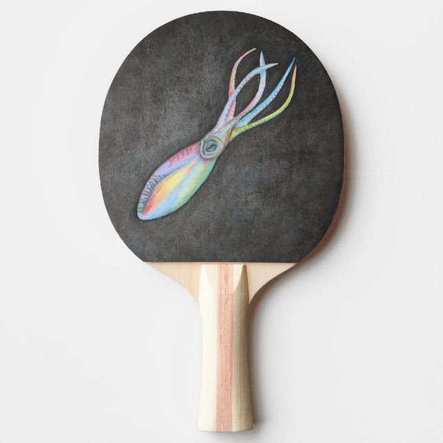 Regnbågsblad Ping Pong Paddel Pingisracket (Framsidan)