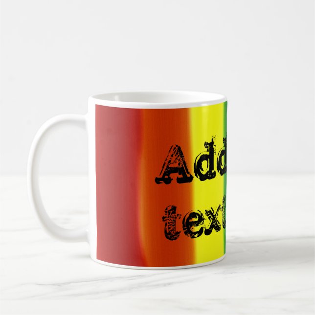 Regnbågsblandad mugg (Vänster)