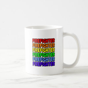 Regnbågsbrandman Kaffemugg