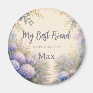 Regnbågsbro Husdjursminnesmagnet | Vattenfärg Magnet