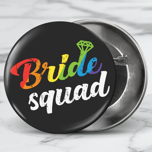 Regnbågsbröllopsfest Pride Bröllop Knapp (Skapare uppladdad)
