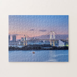 Regnbågsbron i skymningen pussel