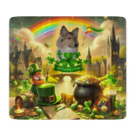 Regnbågsbron Sable Collie på St. Patricks dag