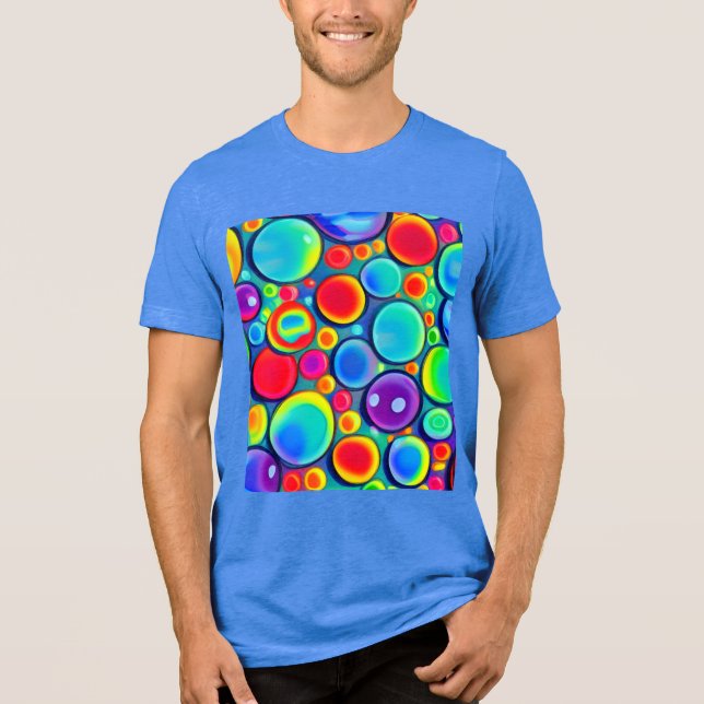 Regnbågsbubblor T Shirt (Framsida)