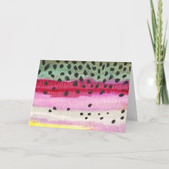 Regnbågsbukfiske Kort (Framsida)