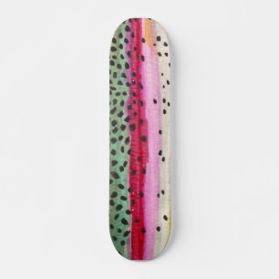 Regnbågsbuktfiske Mini Skateboard Bräda 18,5 Cm