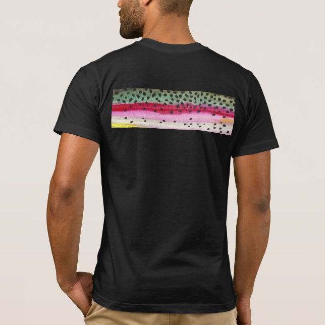 Regnbågsbuktfiske Tee Shirt (Baksida)