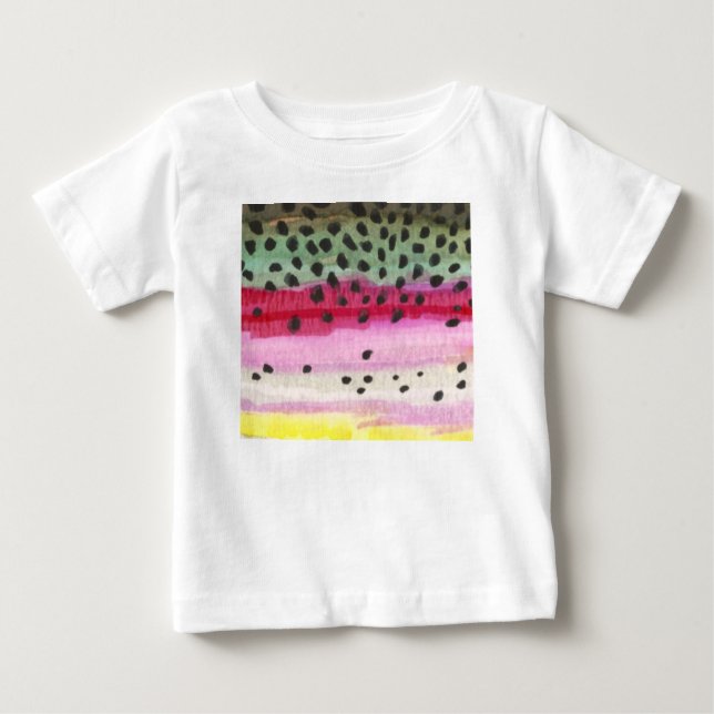 Regnbågsbuktfiske Tee Shirt (Framsida)