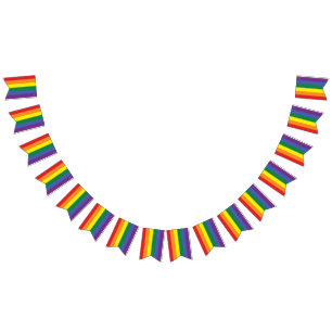Regnbågsburen Pride, Flagga