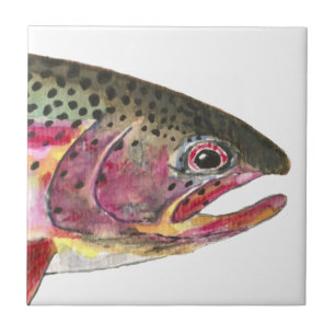 Regnbågsbuskfisk Kakelplatta
