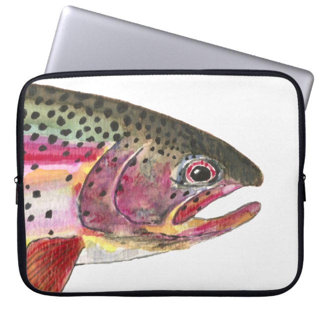 Regnbågsbuskfisk Laptop Fodral (Framsidan)