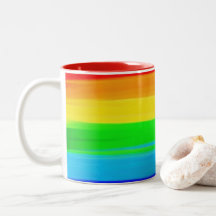 Regnbågschaffel Pride Mugg